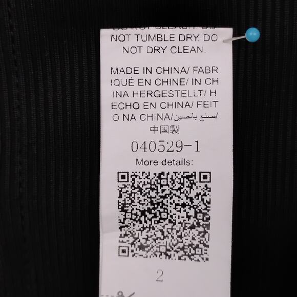 Shein Ribbed Full Zipper Hoodie with Drawstring Size Small Fitted Lightweight - Picture 10 of 10